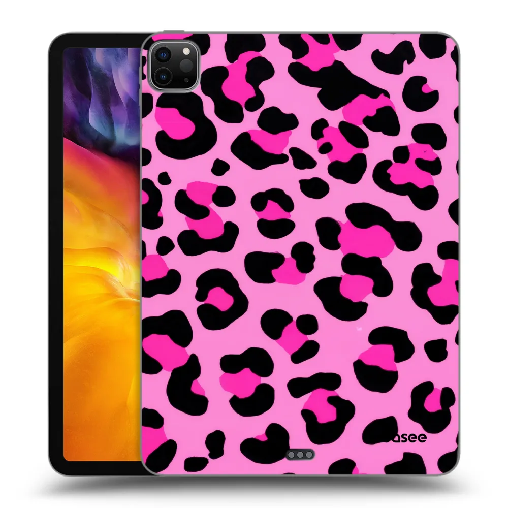 Picasee fekete szilikon tok az alábbi táblagépre Apple iPad Pro 11" 2024 (7.gen.) - Pink Tiger