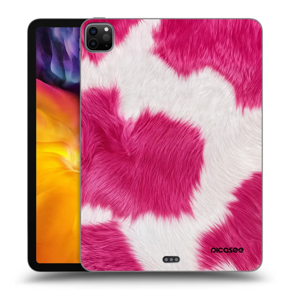 Picasee fekete szilikon tok az alábbi táblagépre Apple iPad Pro 11" 2024 (7.gen.) - Pink Moo
