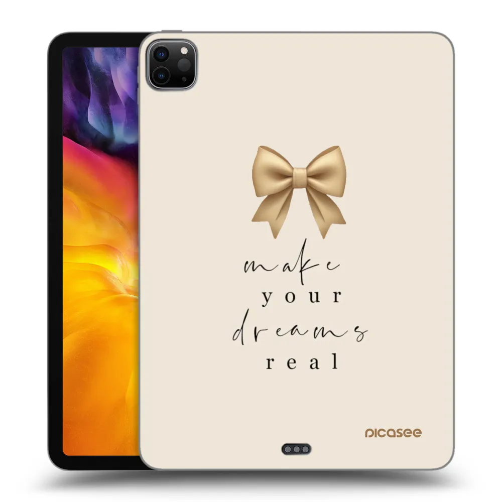 Picasee fekete szilikon tok az alábbi táblagépre Apple iPad Pro 11" 2024 (7.gen.) - Golden Dream