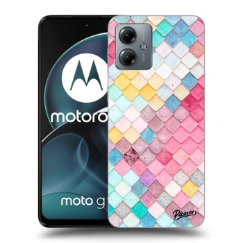 Tok az alábbi mobiltelefonokra Motorola Moto G14 - Colorful roof