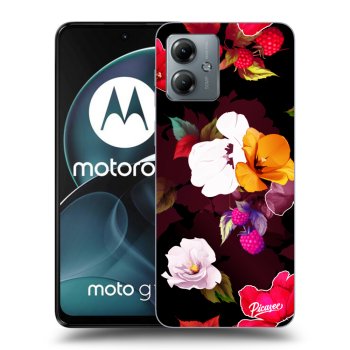 Tok az alábbi mobiltelefonokra Motorola Moto G14 - Flowers and Berries
