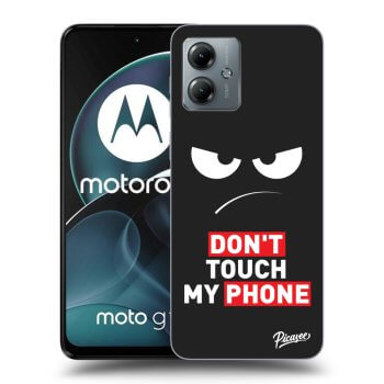 Tok az alábbi mobiltelefonokra Motorola Moto G14 - Angry Eyes - Transparent
