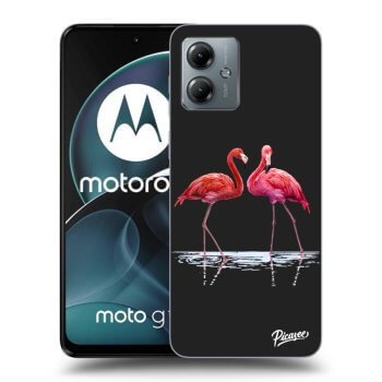 Tok az alábbi mobiltelefonokra Motorola Moto G14 - Flamingos couple