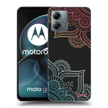 Tok az alábbi mobiltelefonokra Motorola Moto G14 - Flowers pattern
