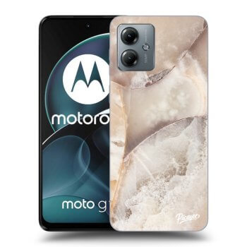 Tok az alábbi mobiltelefonokra Motorola Moto G14 - Cream marble