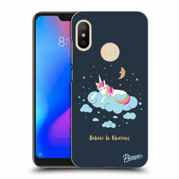 Picasee fekete szilikon tok az alábbi mobiltelefonokra Xiaomi Mi A2 Lite - Believe In Unicorns