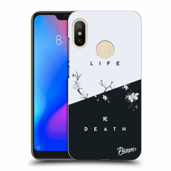 Picasee fekete szilikon tok az alábbi mobiltelefonokra Xiaomi Mi A2 Lite - Life - Death
