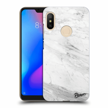 Picasee átlátszó szilikon tok az alábbi mobiltelefonokra Xiaomi Mi A2 Lite - White marble
