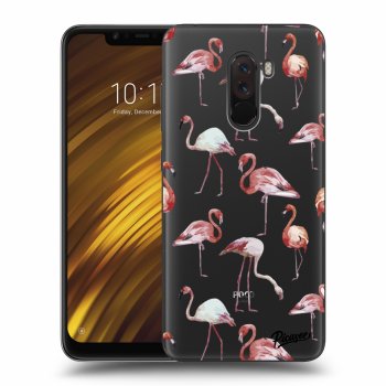 Picasee átlátszó szilikon tok az alábbi mobiltelefonokra Xiaomi Pocophone F1 - Flamingos