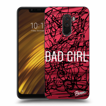 Picasee átlátszó szilikon tok az alábbi mobiltelefonokra Xiaomi Pocophone F1 - Bad girl