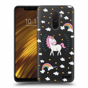 Picasee átlátszó szilikon tok az alábbi mobiltelefonokra Xiaomi Pocophone F1 - Unicorn star heaven
