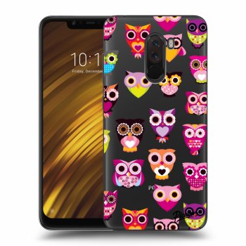 Picasee átlátszó szilikon tok az alábbi mobiltelefonokra Xiaomi Pocophone F1 - Owls