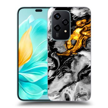 Szilikon tok erre a típusra Honor 200 Lite - Black Gold 2