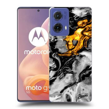 Szilikon tok erre a típusra Motorola Moto G85 - Black Gold 2