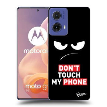Szilikon tok erre a típusra Motorola Moto G85 - Angry Eyes - Transparent