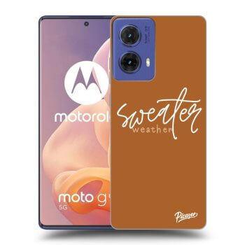 Szilikon tok erre a típusra Motorola Moto G85 - Sweater weather