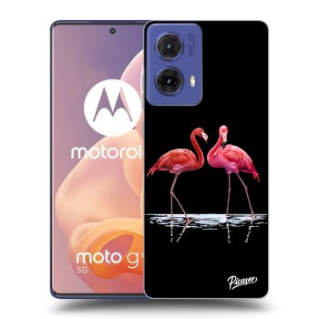 Szilikon tok erre a típusra Motorola Moto G85 - Flamingos couple