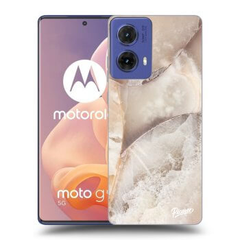Szilikon tok erre a típusra Motorola Moto G85 - Cream marble