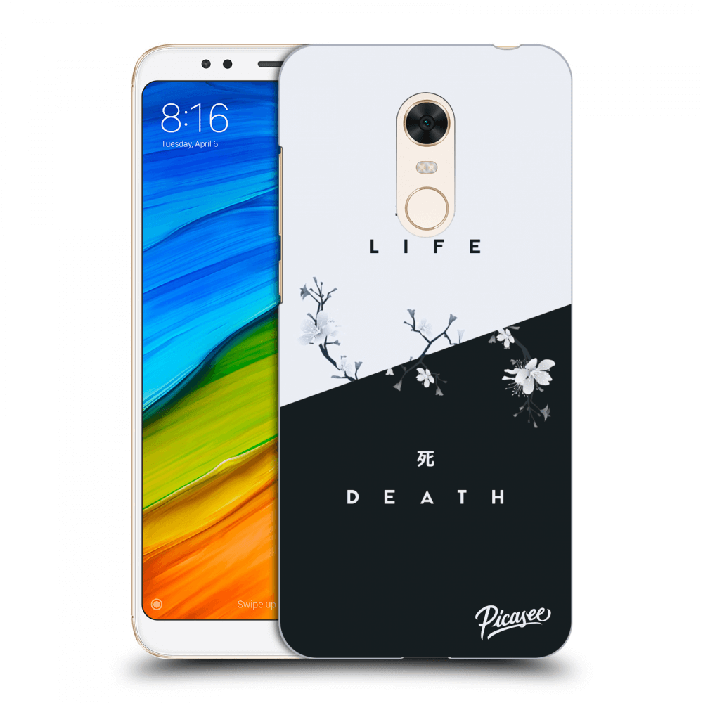 Picasee átlátszó szilikon tok az alábbi mobiltelefonokra Xiaomi Redmi 5 Plus Global - Life - Death