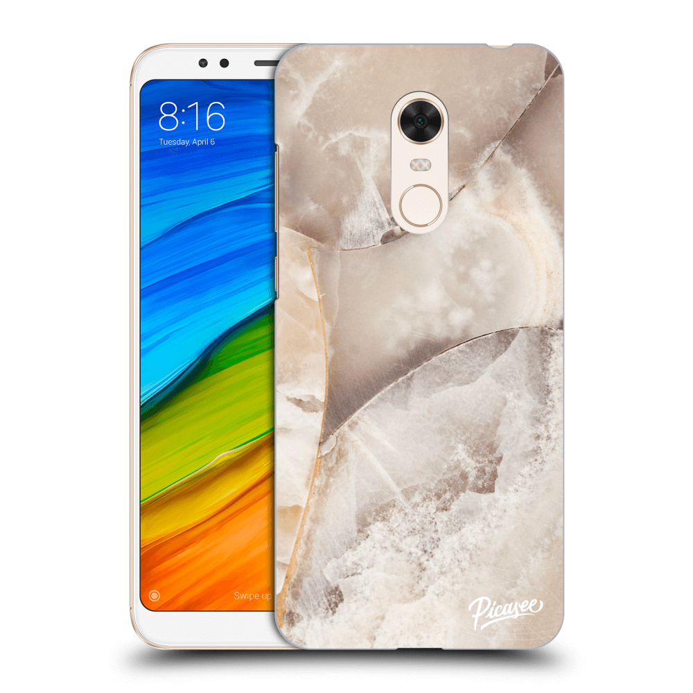 Picasee átlátszó szilikon tok az alábbi mobiltelefonokra Xiaomi Redmi 5 Plus Global - Cream marble