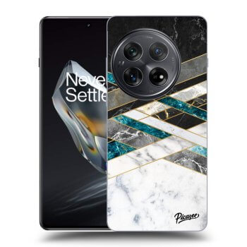 Szilikon tok erre a típusra OnePlus 12 5G - Black & White geometry