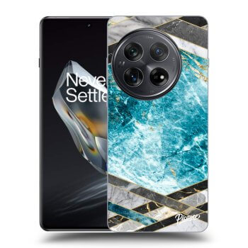 Szilikon tok erre a típusra OnePlus 12 5G - Blue geometry