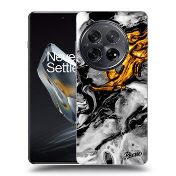Szilikon tok erre a típusra OnePlus 12 5G - Black Gold 2