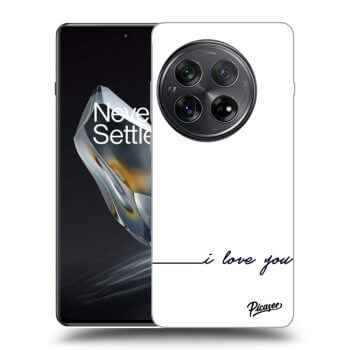 Szilikon tok erre a típusra OnePlus 12 5G - I love you