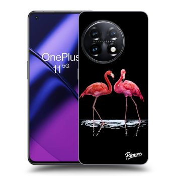 Szilikon tok erre a típusra OnePlus 11 5G - Flamingos couple
