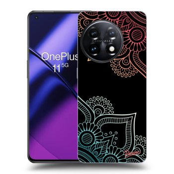 Szilikon tok erre a típusra OnePlus 11 5G - Flowers pattern