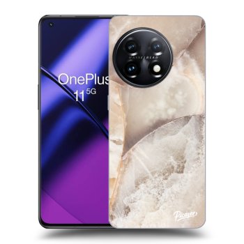 Szilikon tok erre a típusra OnePlus 11 5G - Cream marble