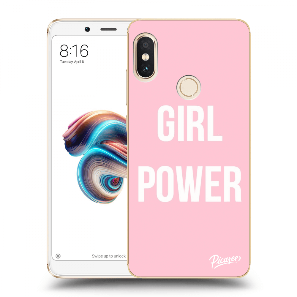 Picasee átlátszó szilikon tok az alábbi mobiltelefonokra Xiaomi Redmi Note 5 Global - Girl power