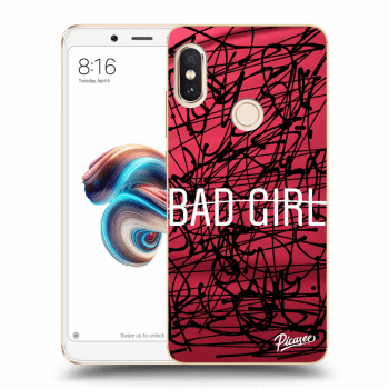 Picasee átlátszó szilikon tok az alábbi mobiltelefonokra Xiaomi Redmi Note 5 Global - Bad girl