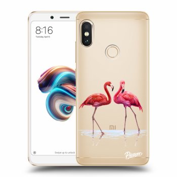 Tok az alábbi mobiltelefonokra Xiaomi Redmi Note 5 Global - Flamingos couple