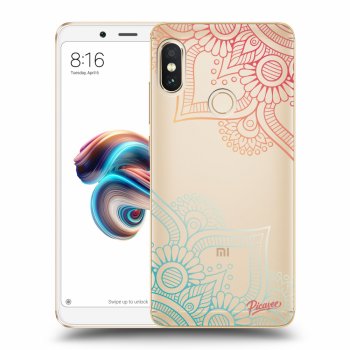 Tok az alábbi mobiltelefonokra Xiaomi Redmi Note 5 Global - Flowers pattern