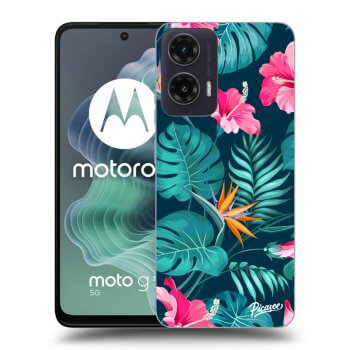 Szilikon tok erre a típusra Motorola Moto G35 5G - Pink Monstera