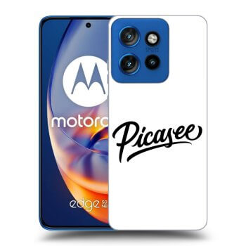 Szilikon tok erre a típusra Motorola Edge 50 Neo - Picasee - black