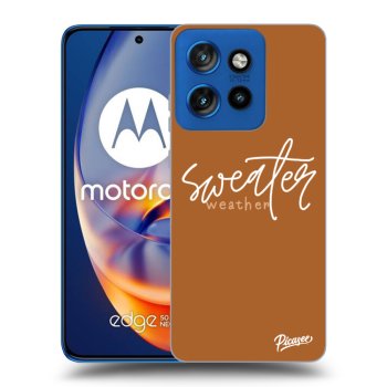 Szilikon tok erre a típusra Motorola Edge 50 Neo - Sweater weather