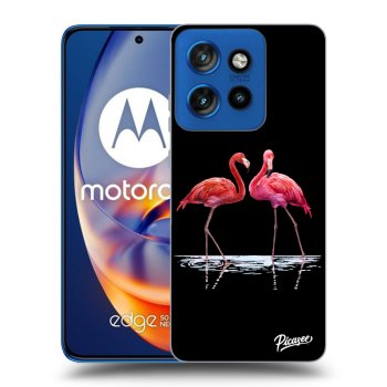 Szilikon tok erre a típusra Motorola Edge 50 Neo - Flamingos couple