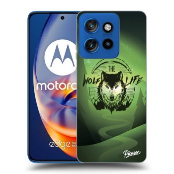 Szilikon tok erre a típusra Motorola Edge 50 Neo - Wolf life