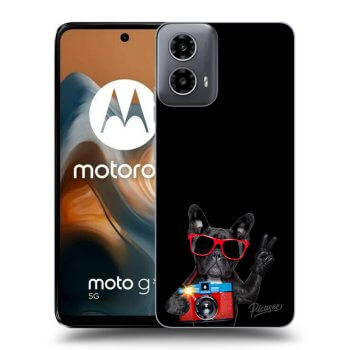 Szilikon tok erre a típusra Motorola Moto G34 5G - Französische Bulldogge