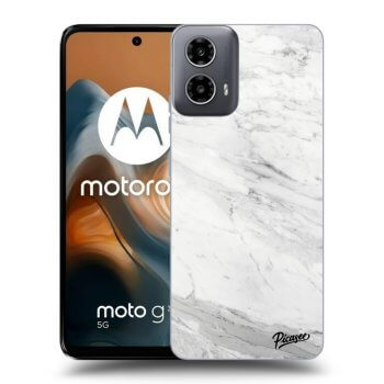 Szilikon tok erre a típusra Motorola Moto G34 5G - White marble