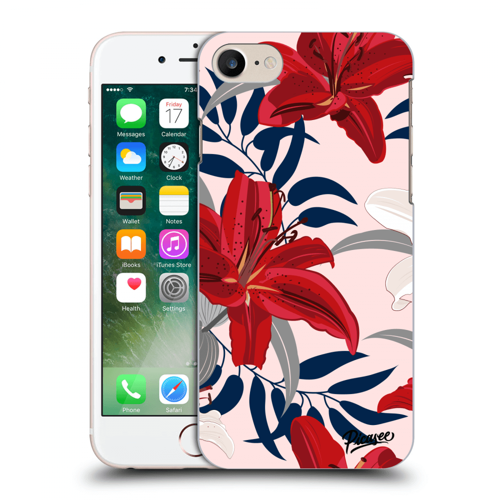 Picasee ULTIMATE CASE Apple iPhone 7 - készülékre - Red Lily