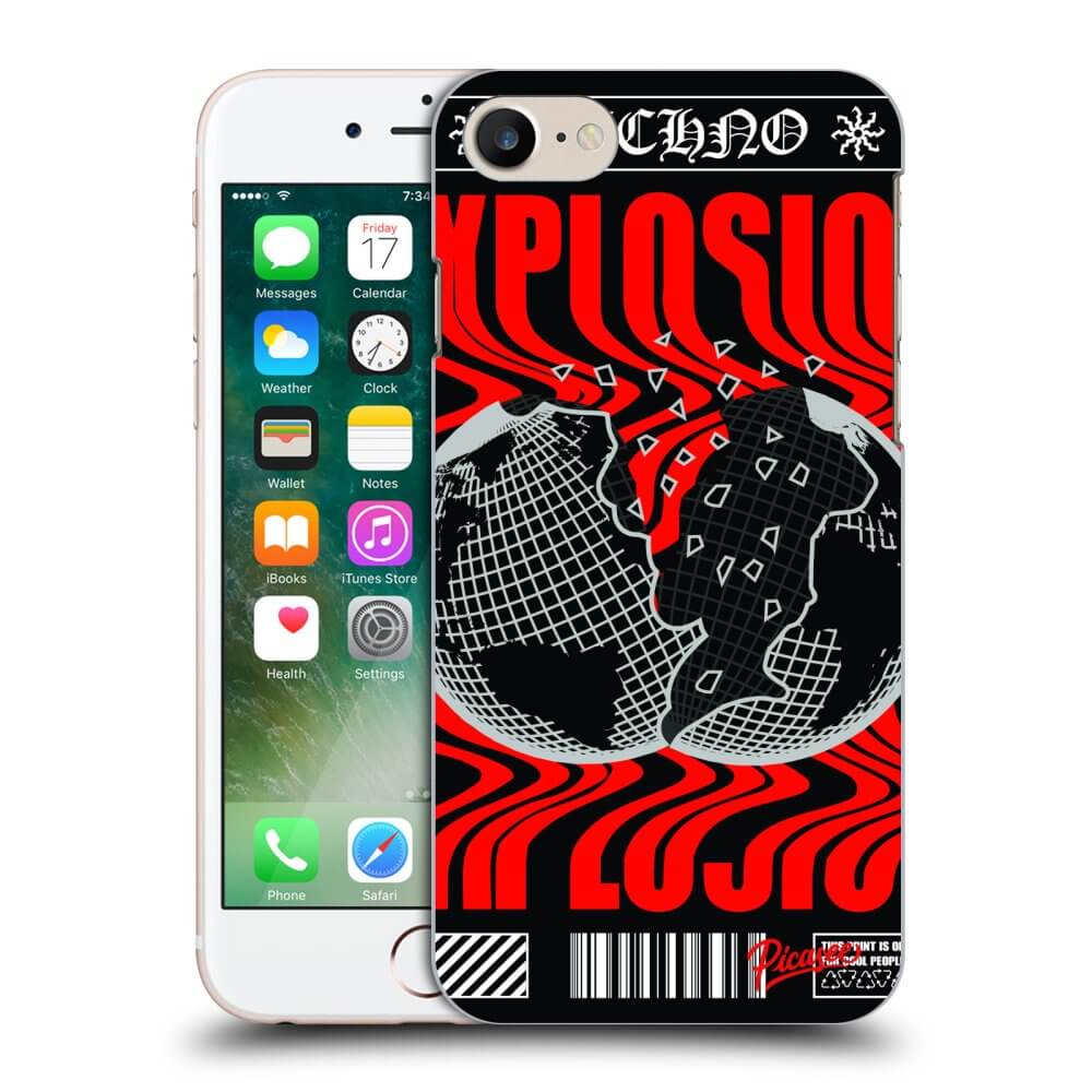 Picasee fekete szilikon tok az alábbi mobiltelefonokra Apple iPhone 7 - EXPLOSION