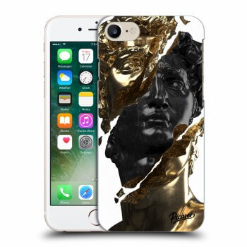 Szilikon tok erre a típusra Apple iPhone 7 - Gold - Black