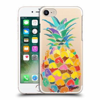 Picasee műanyag átlátszó tok az alábbi mobiltelefonokra Apple iPhone 7 - Pineapple