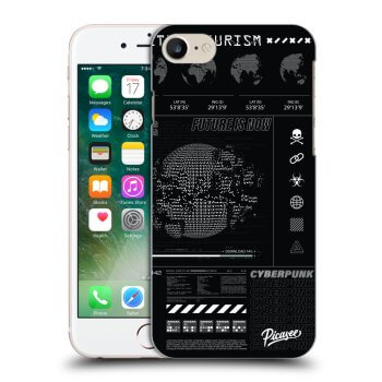 Picasee fekete szilikon tok az alábbi mobiltelefonokra Apple iPhone 7 - FUTURE
