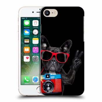 Szilikon tok erre a típusra Apple iPhone 7 - French Bulldog