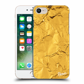 Picasee műanyag átlátszó tok az alábbi mobiltelefonokra Apple iPhone 7 - Gold