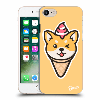 Picasee átlátszó szilikon tok az alábbi mobiltelefonokra Apple iPhone 7 - Ice Cream Shiba